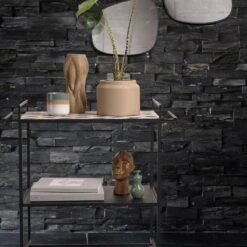 Villa Collection Spiegel H 40 X B 33 Cm - Zwart -Huisdecoratie 10100660