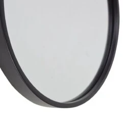 Fragix Triangle Ronde Wandspiegel Ø35cm Zwart -Huisdecoratie 10155245