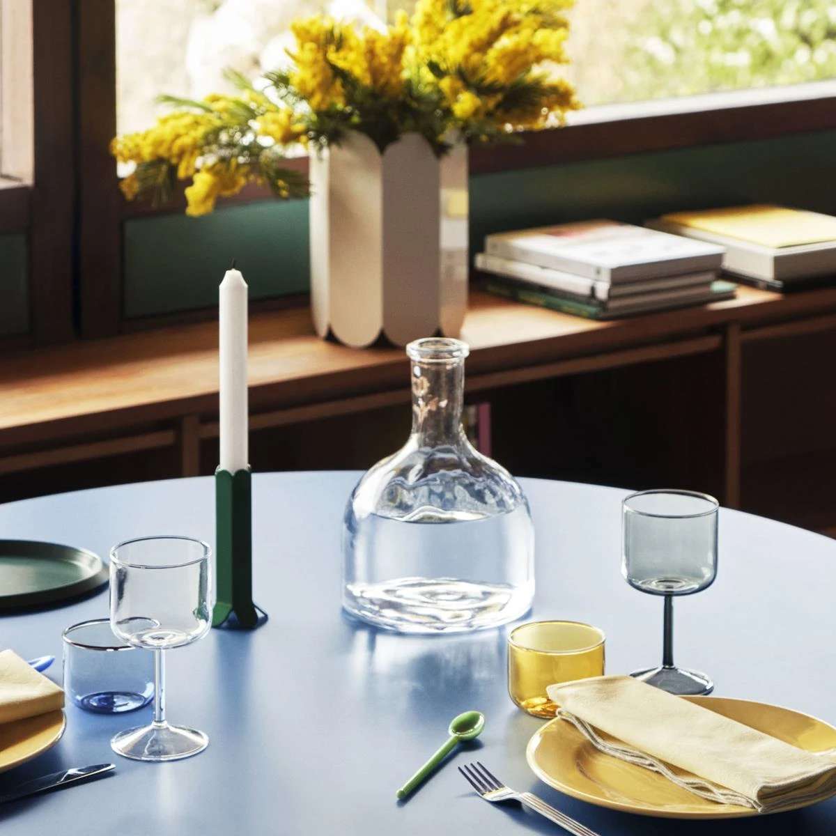 HAY Arcs Kandelaar L - Sea Green 4 HAY Arcs Kandelaar L - Sea Green - Afbeelding 2