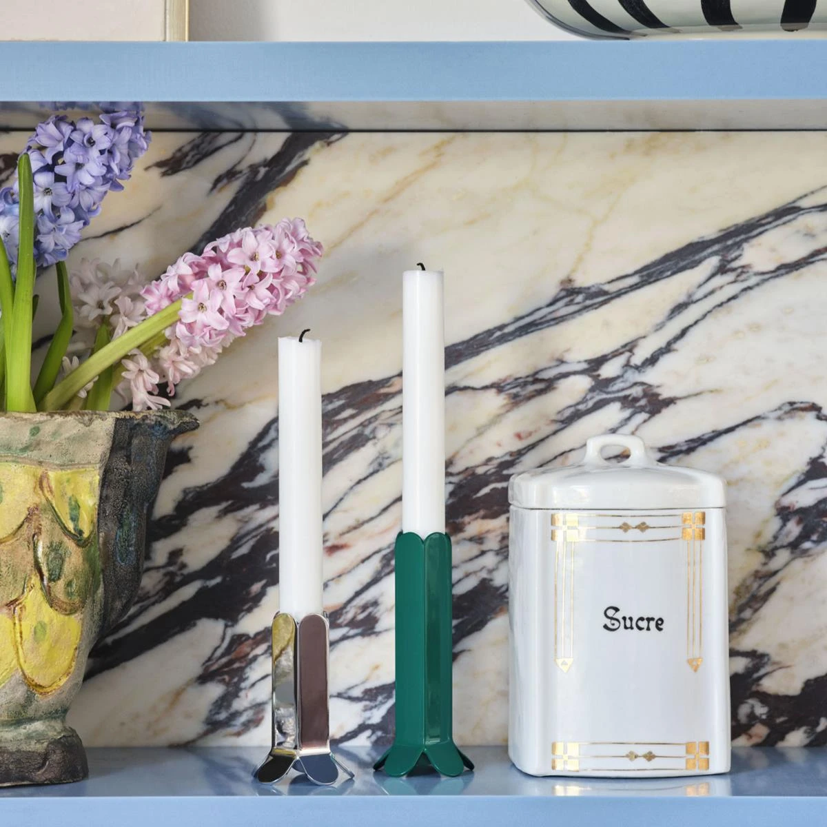 HAY Arcs Kandelaar L - Sea Green 7 HAY Arcs Kandelaar L - Sea Green - Afbeelding 5