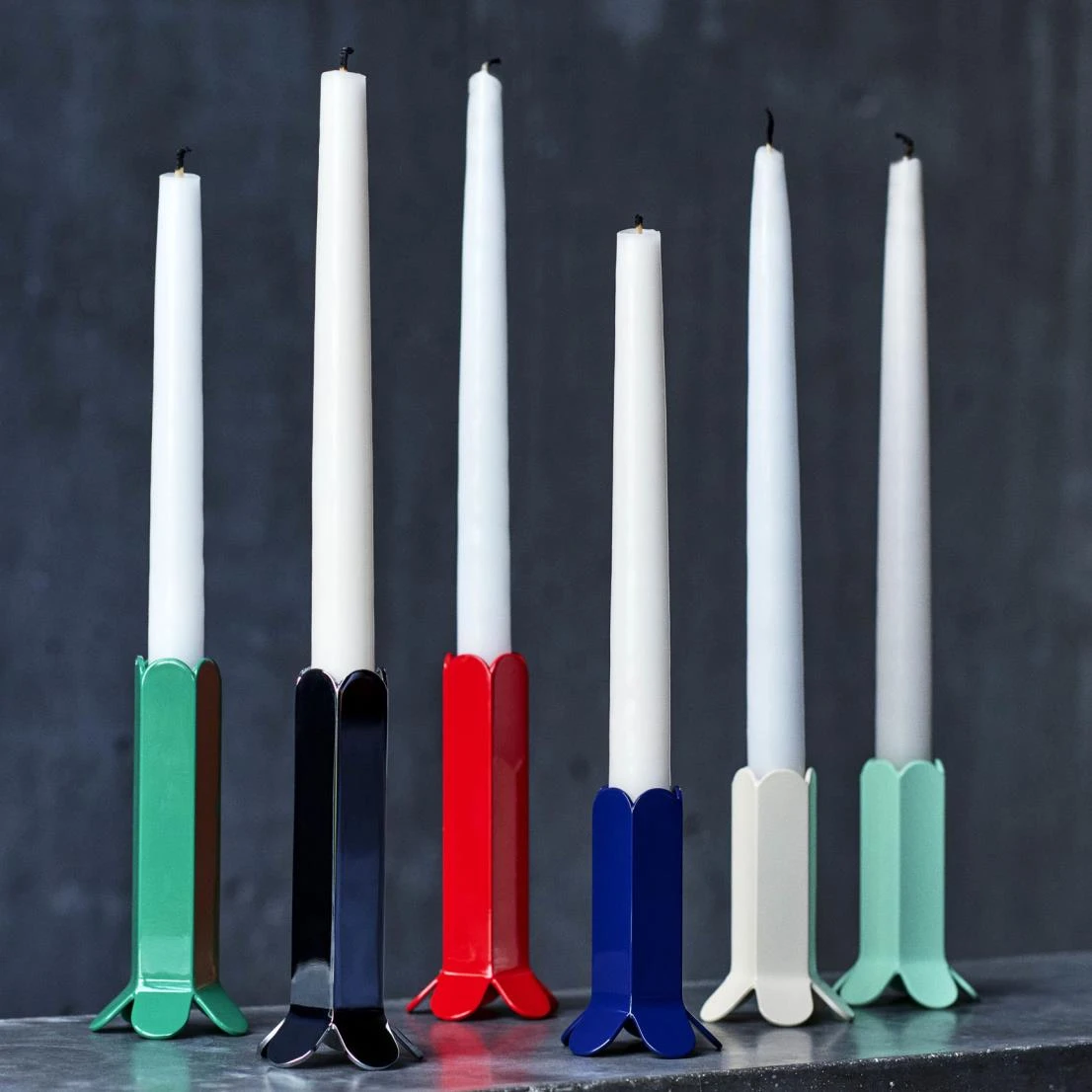 HAY Arcs Kandelaar L - Sea Green 8 HAY Arcs Kandelaar L - Sea Green - Afbeelding 6