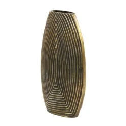 Light & Living - Vaas MATANCITO - 22x7x38 - Brons -Huisdecoratie 10254990
