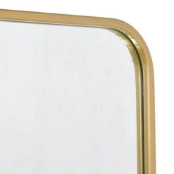 Fragix Boston Spiegel Rechthoekig - Goud - Metaal - 75x50 -Huisdecoratie 10284646