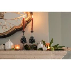 Clayre & Eef Theelichthouder Ø 7x8 Cm Bruin Glas Waxinelichthouder 7 Clayre & Eef Theelichthouder Ø 7x8 Cm Bruin Glas Waxinelichthouder -Huisdecoratie 10314936