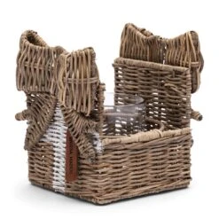 Riviera Maison Theelichthouder Rustic Rattan Désir Naturel -Huisdecoratie 10315554