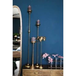 PTMD Ashley Kandelaar Metalen Bal Rond - 16 X 16 X 127 - Goud 8 PTMD Ashley Kandelaar Metalen Bal Rond - 16 X 16 X 127 - Goud -Huisdecoratie 10370504