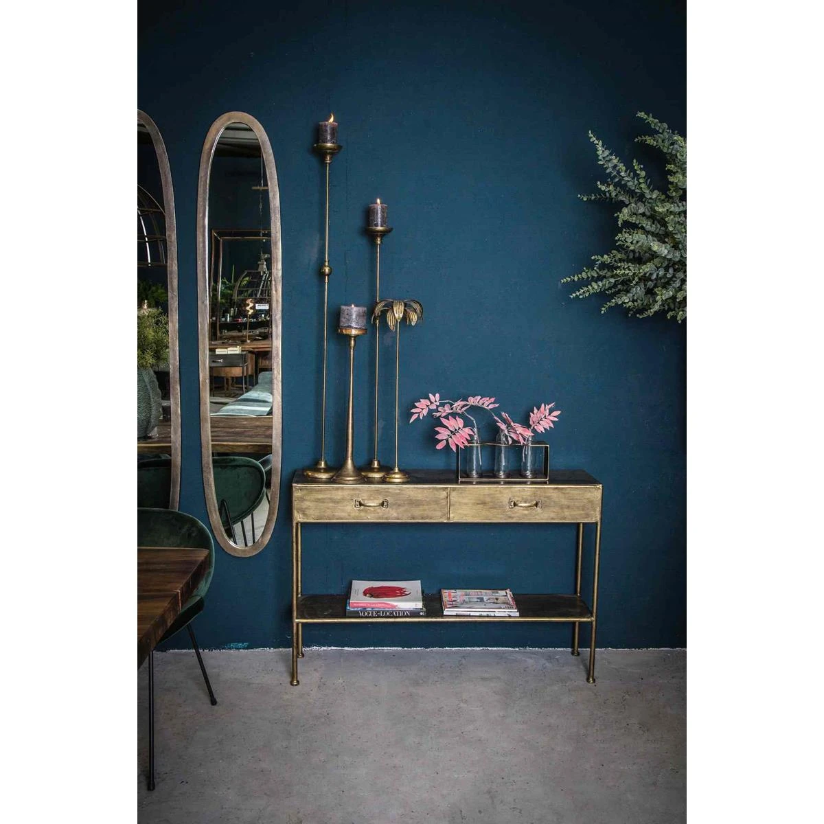 PTMD Ashley Kandelaar Metalen Bal Rond - 16 X 16 X 127 - Goud 6 PTMD Ashley Kandelaar Metalen Bal Rond - 16 X 16 X 127 - Goud - Afbeelding 4