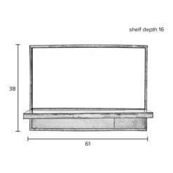 MOOS Margot Spiegel - 37 X 61 Cm -Huisdecoratie 10394285