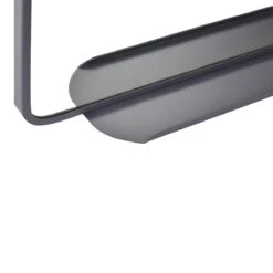 LOFT42 Industry Spiegel Rechthoek Met Planchet - Metaal - Mat Zwart -Huisdecoratie 10420004