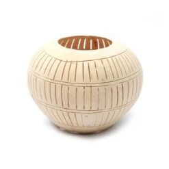Bazar Bizar - De Coconut Stripe Kaarshouder - Naturel