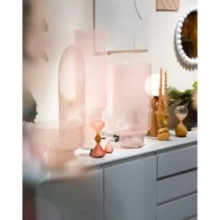 Mica Decorations Twist Dinerkaars - Set Van 6 - H29 Cm - Roze -Huisdecoratie 10592709