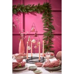 House Of Seasons Laria Kandelaar - H6 X Ø34 Cm - Zwart -Huisdecoratie 10671205