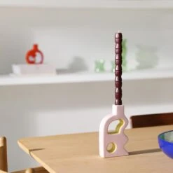 &k Amsterdam Flush Kandelaar - Roze -Huisdecoratie 10697042