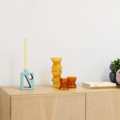 &k Amsterdam Flush Kandelaar - Blauw -Huisdecoratie 10697043