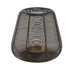 PTMD Jaden Windlicht - 29 X 29 X 27 Cm - Ijzer - Zwart