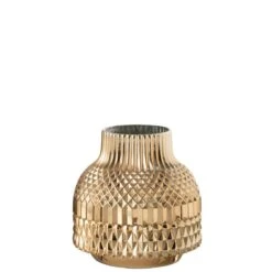 J-Line Vaas Ari Glas Goud Small