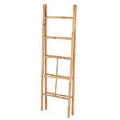 J-Line Ladder Dubbel Bamboe Naturel -Huisdecoratie 10849123