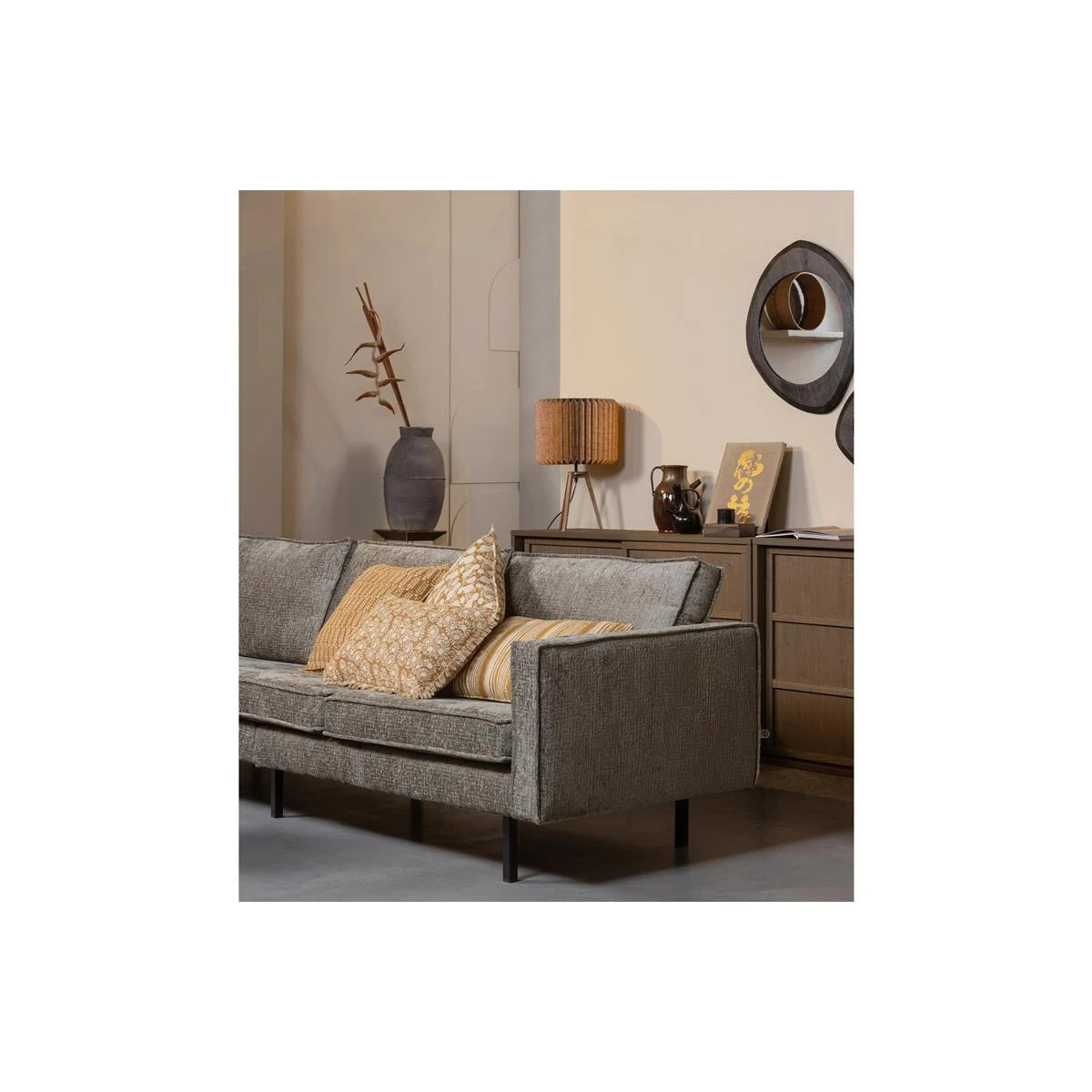 BePureHome BuPureHome Vaas Panoply - Klei - Zwart - 50x28x28 6 BePureHome BuPureHome Vaas Panoply - Klei - Zwart - 50x28x28 - Afbeelding 4