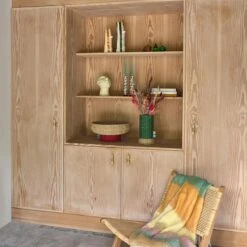 Villa Collection Styles Kandelaar H 21 Cm - Oranje -Huisdecoratie 11024626