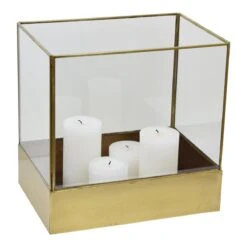 LOFT42 Liva Large Windlicht - Goud - Metaal - 30x21x30 9 LOFT42 Liva Large Windlicht - Goud - Metaal - 30x21x30 -Huisdecoratie 11060883