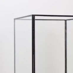 LOFT42 Liva Windlicht - Zwart - Metaal - 45x21x21 -Huisdecoratie 11060884