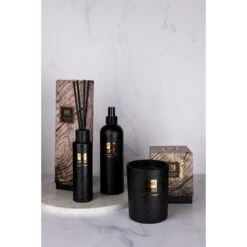 PTMD Kaars Elements - 10x10x12 Cm - Cedar -Huisdecoratie 11117588