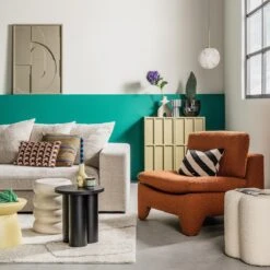 Vtwonen Ecomix Twig Vaas - Sand -Huisdecoratie 11145205