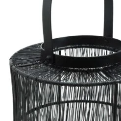 PTMD Orise Lantaarn - 20 X 20 X 25,5 Cm - Ijzer - Zwart