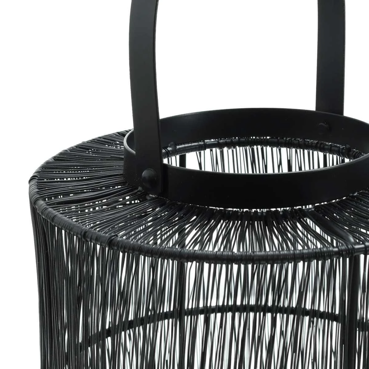 PTMD Orise Lantaarn - 20 X 20 X 25,5 Cm - Ijzer - Zwart 3 PTMD Orise Lantaarn - 20 X 20 X 25,5 Cm - Ijzer - Zwart