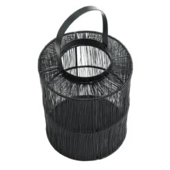 PTMD Orise Lantaarn - 20 X 20 X 25,5 Cm - Ijzer - Zwart 10 PTMD Orise Lantaarn - 20 X 20 X 25,5 Cm - Ijzer - Zwart -Huisdecoratie 11396541