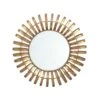 PTMD Genuvo Ronde Spiegel - 56 X 9,5 X 56 Cm - Metaal - Goud -Huisdecoratie 11449641