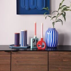 &k Amsterdam Flush Kandelaar - Blauw -Huisdecoratie 11752549