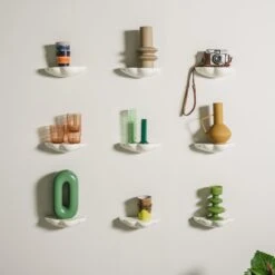 HKliving The Emeralds Kandelaar - Maar L - Mint Green -Huisdecoratie 9432712