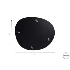 Fragix Sera Wandspiegel - Organisch - 38x37 -Huisdecoratie 9457300