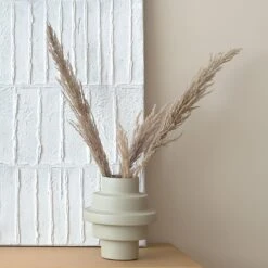 Kave Home Velia Vaas - Beige -Huisdecoratie 9471395