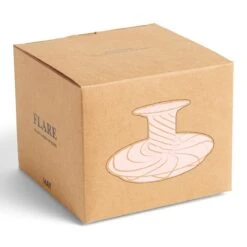 HAY Flare Stripe Kandelaar - Roze/Wit -Huisdecoratie 9476731