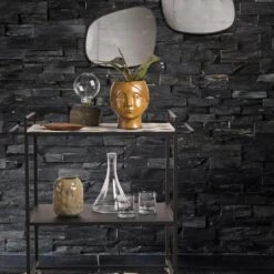 Villa Collection Spiegel H 40 X B 33 Cm - Zwart -Huisdecoratie 9482444