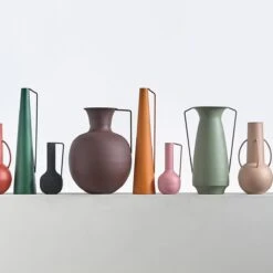 POLSPOTTEN Roman Vaas Set Van 4 - Zwart -Huisdecoratie 9538179