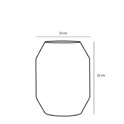 Mica Decorations Dali Vaas Ø 25 Cm -Huisdecoratie 9607495