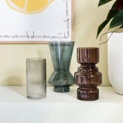 Present Time Allure Straight Vaas - Donkergrijs 19 Present Time Allure Straight Vaas - Donkergrijs -Huisdecoratie 9633519