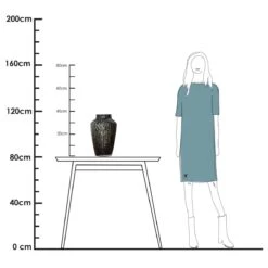 Vase The World Hudson Cheetah Vaas -Huisdecoratie 9638298