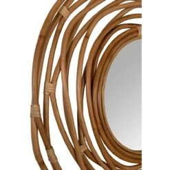 Dutchbone Kubu Spiegel - Ø 75 Cm -Huisdecoratie 9961929