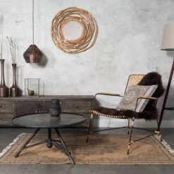 Dutchbone Kubu Spiegel - Ø 75 Cm -Huisdecoratie 9961944