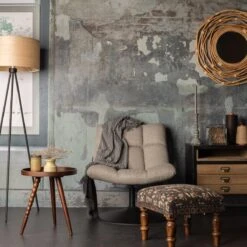 Dutchbone Kubu Spiegel - Ø 75 Cm -Huisdecoratie 9961950